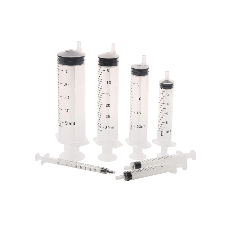 10ml Disposable Medical PE Package Syringe Luer Lock or Luer Slip with CE, ISO, GMP, SGS, TUV