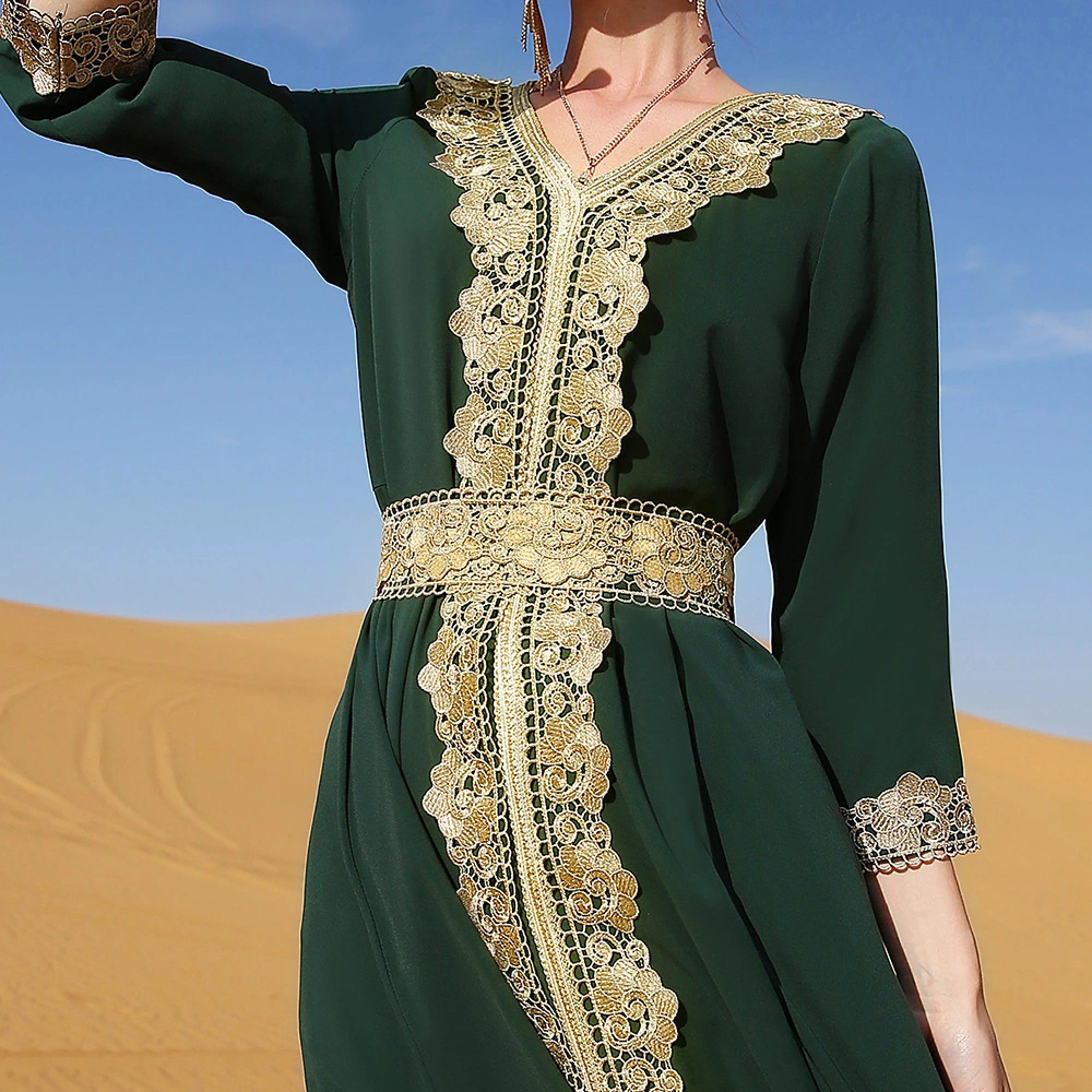 Muslim Dress Ladies Open Robe Women Muslim Dress Muslim Women′s Dress
