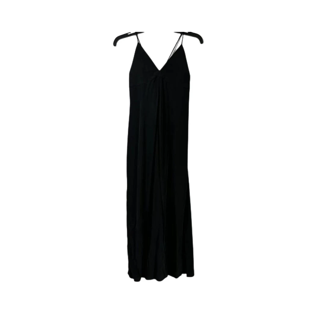 Women Sleepwear Silk Satin V Neck Maxi Slip Dress