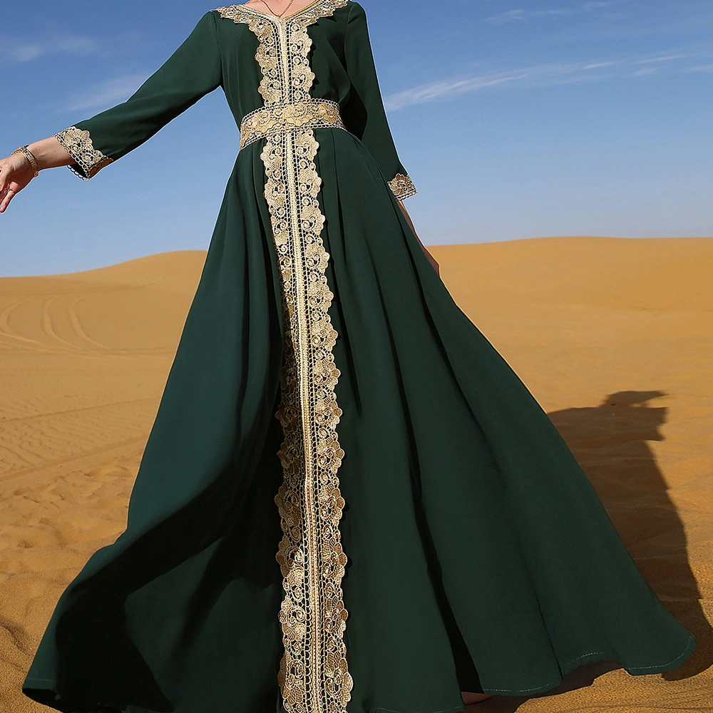 Muslim Dress Ladies Open Robe Women Muslim Dress Muslim Women′s Dress