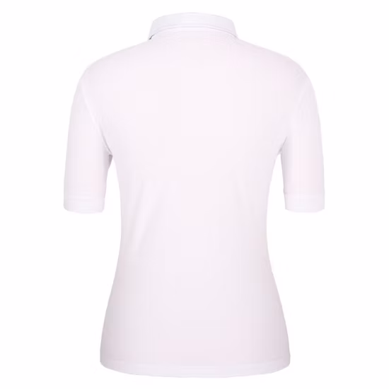 Camisa polo branca lisa de algodão respirável unissex tamanho livre esportes de golfe logotipo personalizado bordado design uniforme de escritório mangas curtas