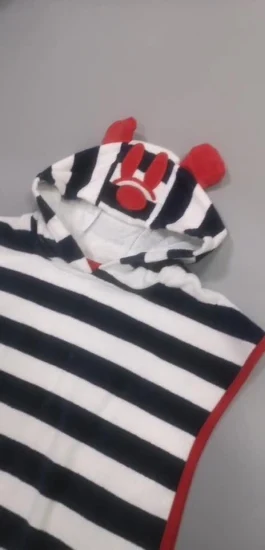 Robe infantil de algodão com estampa de lã - meninas